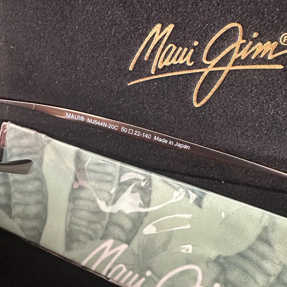 NWT Unisex Maui Jim Nautilus Bronze Titanium Sunglasses - Picture 8 of 12